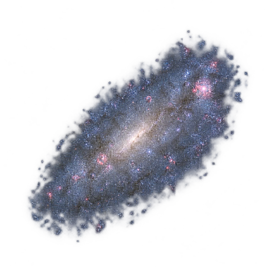 Artist’s reconstruction of Barnard’s Galaxy