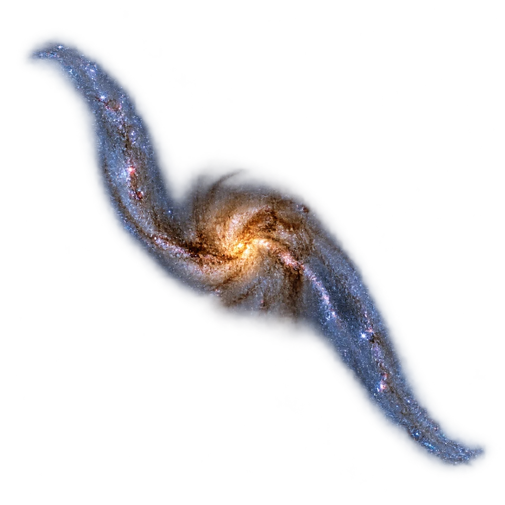 Artist’s reconstruction of NGC 2623