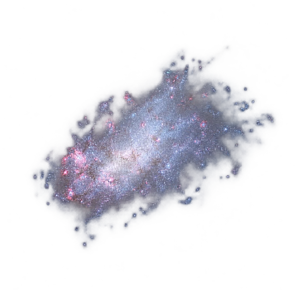 Artist’s reconstruction of Small Magellanic Cloud