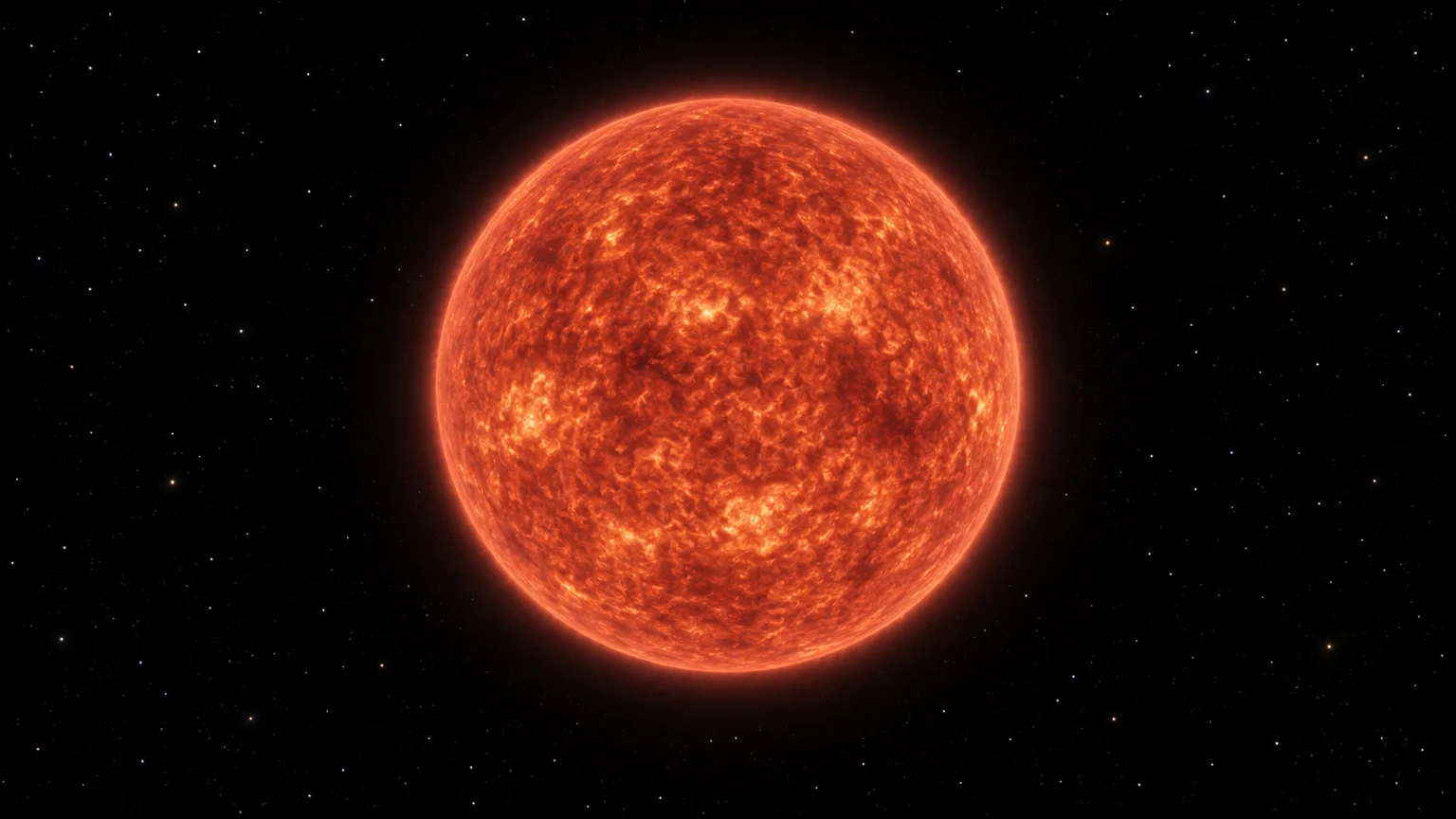 An artistic view of Ross 248 against space. The luminous disk and fine gaseous texture are illustrative; color and exposure are adjusted for visibility, not a resolved stellar photograph.